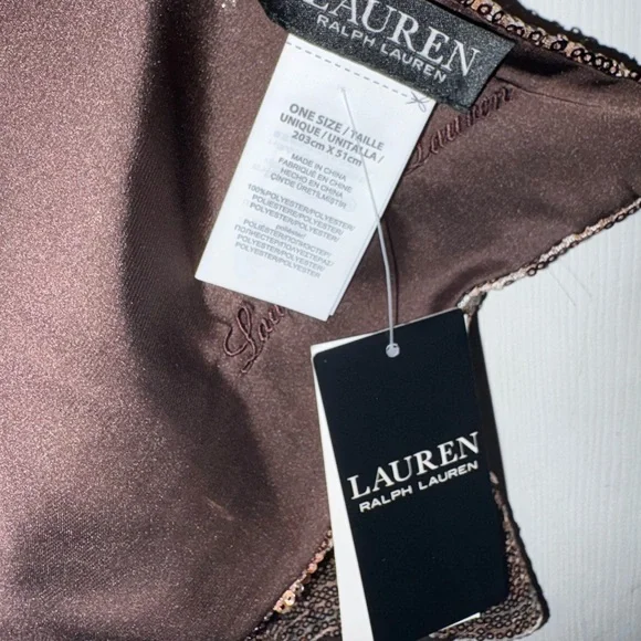 Ralph Lauren Wrap Sequin Scarf NWT - Picture 5 of 6